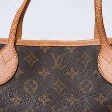 Load image into Gallery viewer, LOUIS VUITTON ルイヴィトン モノグラム ネヴァーフルPM ハンドバッグ M40155 ブラウン PVC ヌメ革 ゴールド金具 美品 中古 4b013696