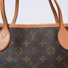 Load image into Gallery viewer, LOUIS VUITTON ルイヴィトン モノグラム ネヴァーフルPM ハンドバッグ M40155 ブラウン PVC ヌメ革 ゴールド金具 美品 中古 4b013696