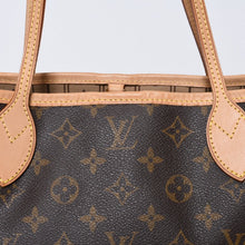 Load image into Gallery viewer, 新品同様 LOUIS VUITTON ルイヴィトン モノグラム ネヴァーフルPM トートバッグ M40155 ブラウン PVC ヌメ革 ゴールド金具 中古 4b013596