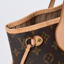 Load image into Gallery viewer, 新品同様 LOUIS VUITTON ルイヴィトン モノグラム ネヴァーフルPM トートバッグ M40155 ブラウン PVC ヌメ革 ゴールド金具 中古 4b013596