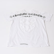 Load image into Gallery viewer, CHROME HEARTS クロムハーツ 半袖 ポケット Tシャツ ダガー ヴァインダガー ホワイト ブラック サイズ M 美品 中古 4b013693