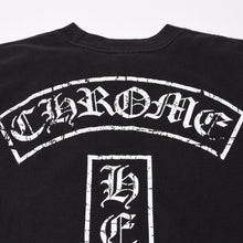 Load image into Gallery viewer, CHROME HEARTS クロムハーツ 半袖Tシャツ オールド T BAR スター プリント サイズ S ブラック ホワイト コットン 美品 中古 4b013688
