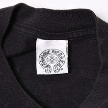 Load image into Gallery viewer, CHROME HEARTS クロムハーツ 半袖Tシャツ オールド T BAR スター プリント サイズ S ブラック ホワイト コットン 美品 中古 4b013688