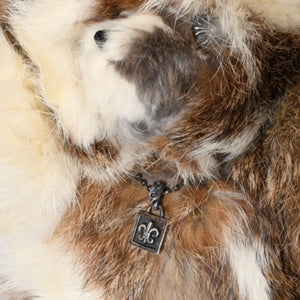極美品 CHROME HEARTS クロムハーツ TEDDY BEAR テディベア ぬいぐるみ クロスボール BSフレア アイボリー ブラウン 中古 4b013100