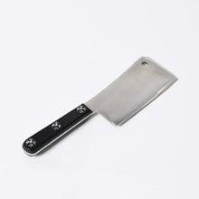 Load image into Gallery viewer, 極美品 CHROME HEARTS クロムハーツ MEAT CLEAVER 包丁 ZWILLING ツヴィリング CHプラス フレアニー エボニーウッド 中古 4b013742
