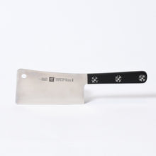Load image into Gallery viewer, 極美品 CHROME HEARTS クロムハーツ MEAT CLEAVER 包丁 ZWILLING ツヴィリング CHプラス フレアニー エボニーウッド 中古 4b013742