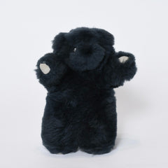 極美品 CHROME HEARTS クロムハーツ TEDDY BEAR テディベア ぬいぐるみ クロスボール ホースシュー シアリング ネイビー 中古 4b013098