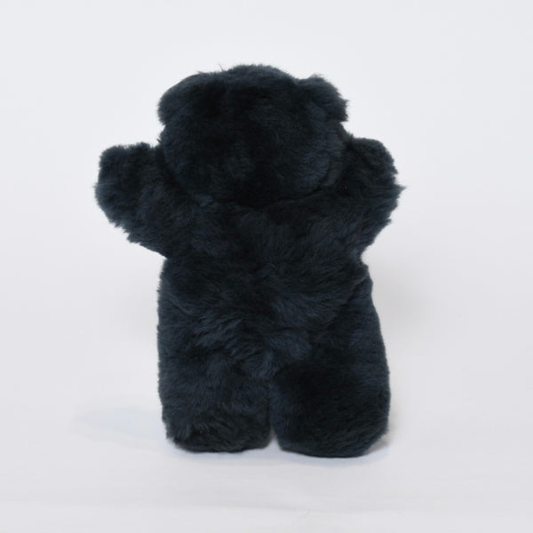 極美品 CHROME HEARTS クロムハーツ TEDDY BEAR テディベア ぬいぐるみ クロスボール ホースシュー シアリング ネイビー 中古 4b013098