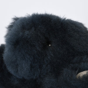 極美品 CHROME HEARTS クロムハーツ TEDDY BEAR テディベア ぬいぐるみ クロスボール ホースシュー シアリング ネイビー 中古 4b013098