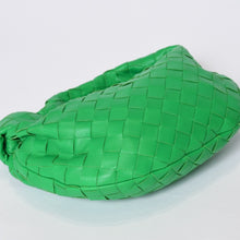 Load image into Gallery viewer, 極美品 BOTTEGAVENETA ボッテガヴェネタ MINI JODIE ミニ ジョディ ハンドバッグ 651876 イントレチャート グリーン 中古 4b013606