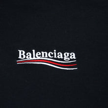Load image into Gallery viewer, BALENCIAGA バレンシアガ ロゴ パーカー フーディ 620973 サイズXXS ブラック コットン 美品 中古 4c071817
