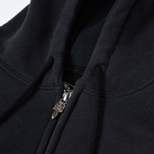 Load image into Gallery viewer, CHROME HEARTS クロムハーツ ダガージップ パーカー スウェットパーカー ブラック サイズS 美品 中古 4b013637