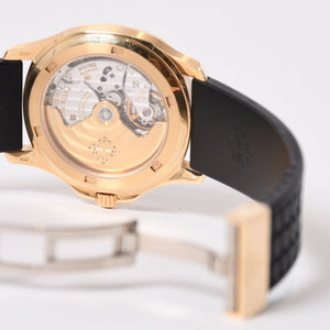 極美品 PATEK PHILIPPE パテック フィリップ アクアノート ラージ ブラック YG 5066-J 時計 中古 4b013784