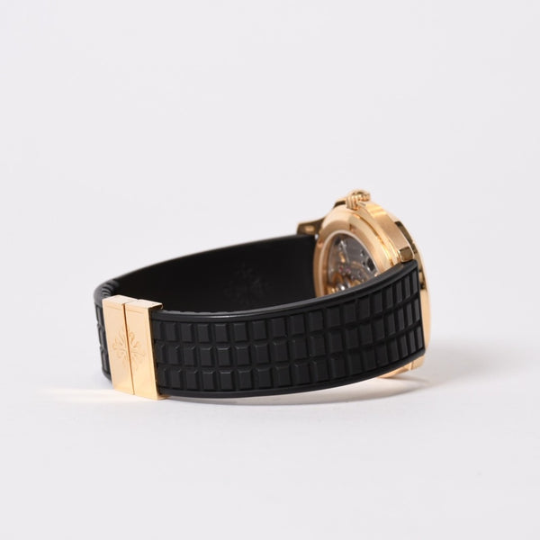 極美品 PATEK PHILIPPE パテック フィリップ アクアノート ラージ ブラック YG 5066-J 時計 中古 4b013784