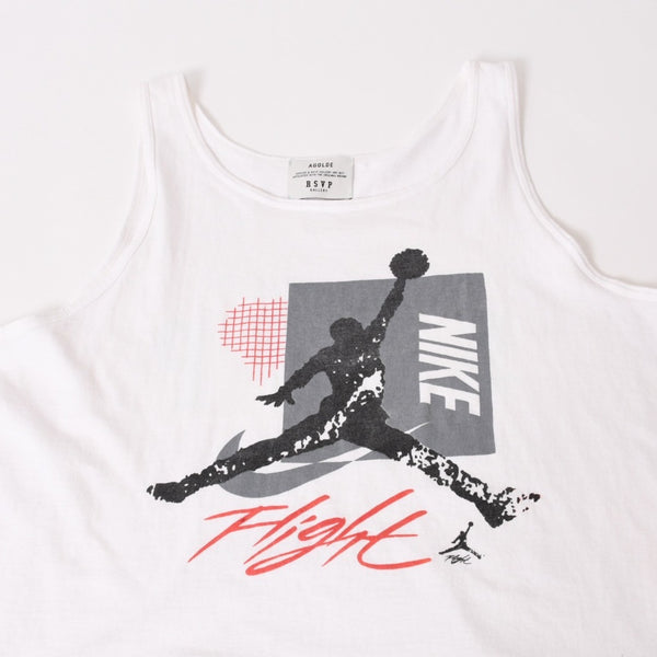 極美品 RSVP アールエスヴィーピー VINTAGE ヴィンテージ 90's NIKE ナイキ AIR JORDAN エアジョーダン タンクトップ ホワイト 中古 4b013401