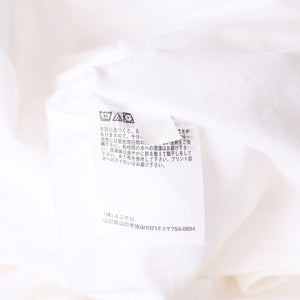 極美品 UNIQLO ユニクロ ｘ KAWS カウズ コラボ 半袖Tシャツ ホワイト サイズ XL 中古4b005651
