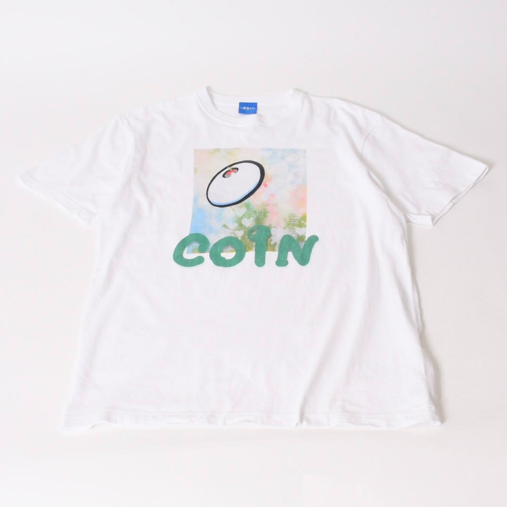 COIN PARKING DELIVERY Coin Parking Delivery T-shirt White Multicolor Size XL Good Condition Used 4b012902