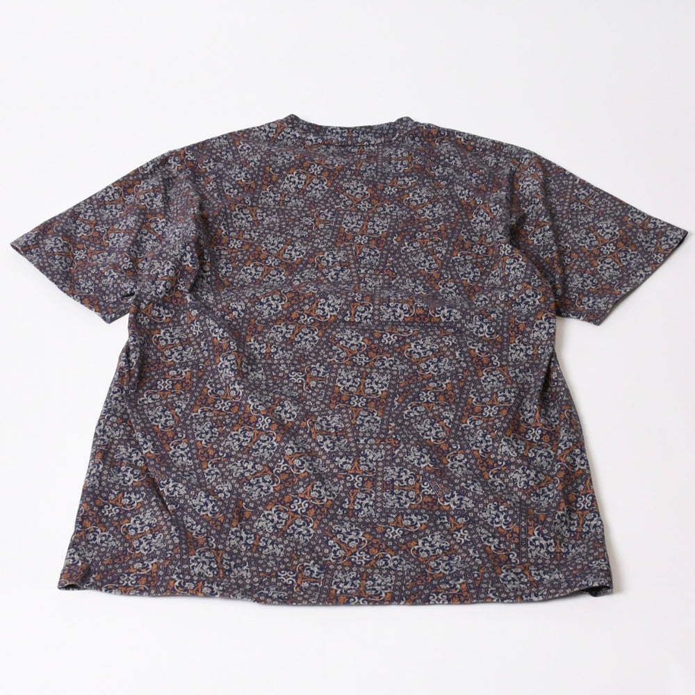 Supreme Small Box Tee Navy Froral Cards RN101837 シュプリーム Tシャツ ネイビ― サイズM 美品 中古 4b012607