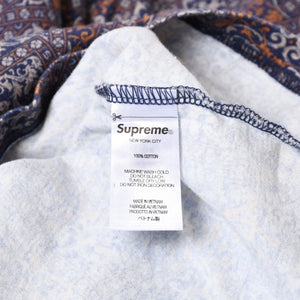 Supreme Small Box Tee Navy Froral Cards RN101837 シュプリーム Tシャツ ネイビ― サイズM 美品 中古 4b012607