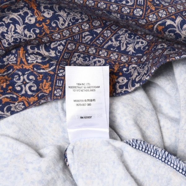 Supreme Small Box Tee Navy Froral Cards RN101837 シュプリーム Tシャツ ネイビ― サイズM 美品 中古 4b012607