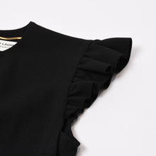 Load image into Gallery viewer, 極美品 SAINT LAURENT PARIS サンローラン ワンピース 573455Y012W レース 36 アセテート レーヨン ブラック 中古 4b013828