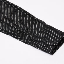 Load image into Gallery viewer, 極美品 SAINT LAURENT PARIS サンローランパリ 長袖シャツ ブラウス 395733 サイズ34 ポルカドット柄 ブラック ホワイト 中古 4b013834