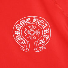 Load image into Gallery viewer, 極美品 CHROME HEARTS クロムハーツ オールドイングリッシュ ロゴ ラッシュガード ポリエステル レッド サイズS 中古 4b013879