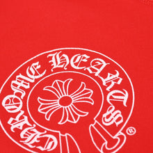 Load image into Gallery viewer, 極美品 CHROME HEARTS クロムハーツ オールドイングリッシュ ロゴ ラッシュガード ポリエステル レッド サイズS 中古 4b013879