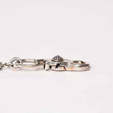 Load image into Gallery viewer, 極美品 CHROME HEARTS クロムハーツ クロスボール ショート ウォレットチェーン 2クリップ 16ボール 147.5g シルバー925 中古 4b013856