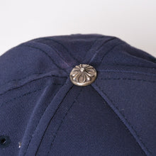 画像をギャラリービューアに読み込む, CHROME HEARTS クロムハーツ CH刺繍 ベースボールキャップ ONE SIZE ネイビー 美品 中古 4b013881