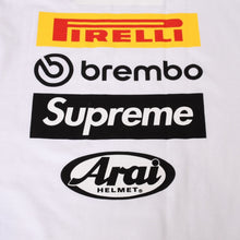 Load image into Gallery viewer, SUPREME シュプリーム 24SS Ducati Logos Tee RN101837 ドゥカティ ロゴ 半袖Tシャツ カラーホワイト サイズM 美品 中古 4b013795