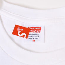 Load image into Gallery viewer, SUPREME シュプリーム 24SS Ducati Logos Tee RN101837 ドゥカティ ロゴ 半袖Tシャツ カラーホワイト サイズM 美品 中古 4b013795
