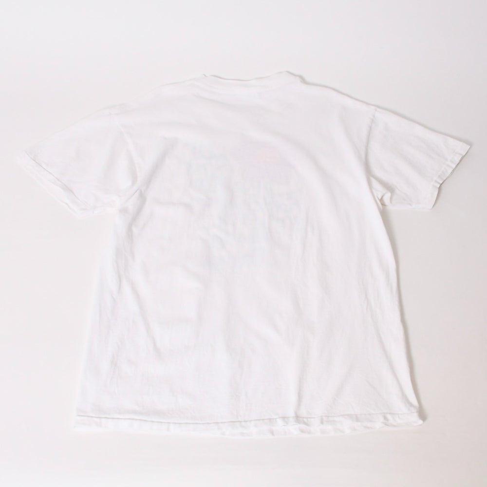 VINTAGE ヴィンテージ 90's メッセージプリント 半袖Tシャツ サイズL ホワイト 古着 美品 中古 4b013800