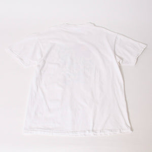 VINTAGE ヴィンテージ 90's メッセージプリント 半袖Tシャツ サイズL ホワイト 古着 美品 中古 4b013800
