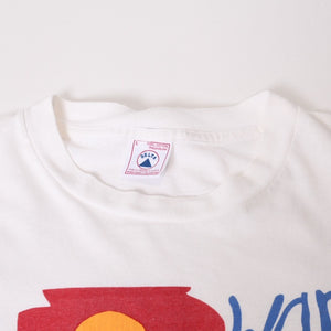 VINTAGE ヴィンテージ 90's メッセージプリント 半袖Tシャツ サイズL ホワイト 古着 美品 中古 4b013800