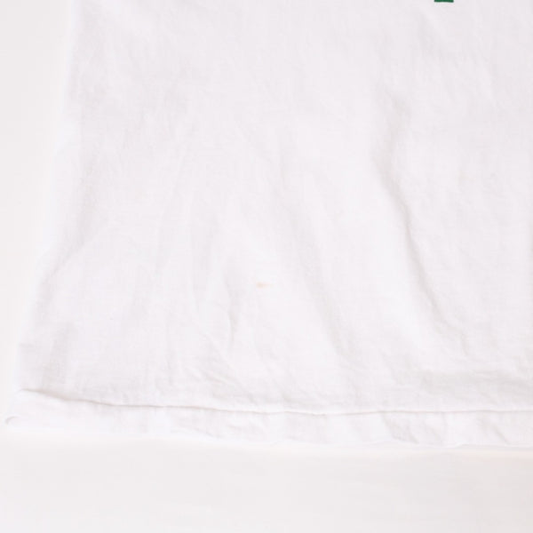 VINTAGE ヴィンテージ 90's メッセージプリント 半袖Tシャツ サイズL ホワイト 古着 美品 中古 4b013800