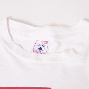 VINTAGE ヴィンテージ 90's メッセージプリント 半袖Tシャツ サイズL ホワイト 古着 美品 中古 4b013800