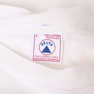 VINTAGE ヴィンテージ 90's メッセージプリント 半袖Tシャツ サイズL ホワイト 古着 美品 中古 4b013800