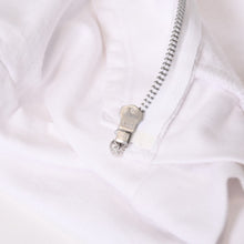 Load image into Gallery viewer, CHROME HEARTS クロムハーツ ジップアップ パーカー ロゴ ブラック ホワイト サイズ KIDS 美品 中古 4b013839