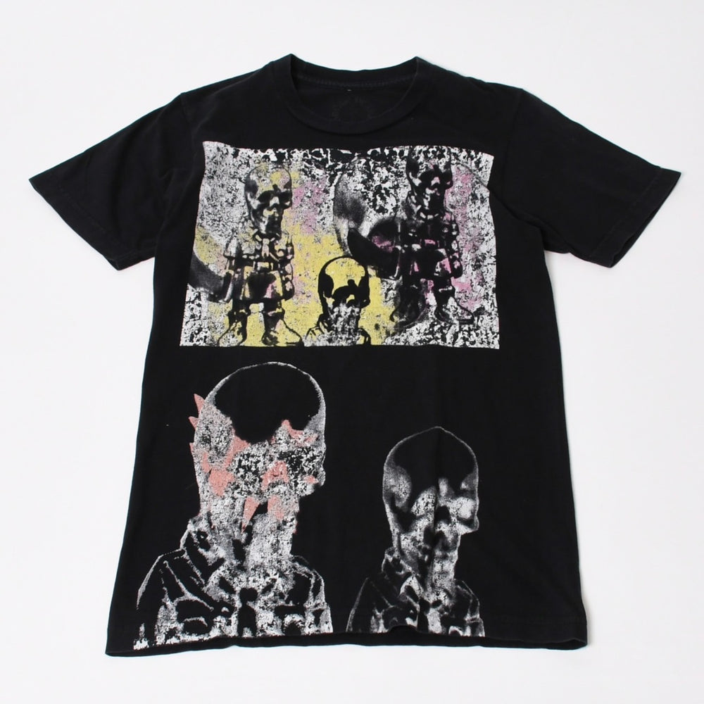 CHROME HEARTS クロムハーツ FOTI フォティ ホースシュー 半袖Ｔシャツ コットン ブラック マルチカラー サイズS 美品 中古 4b013891