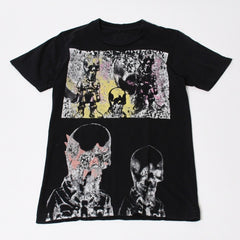 CHROME HEARTS クロムハーツ FOTI フォティ ホースシュー 半袖Ｔシャツ コットン ブラック マルチカラー サイズS 美品 中古 4b013891