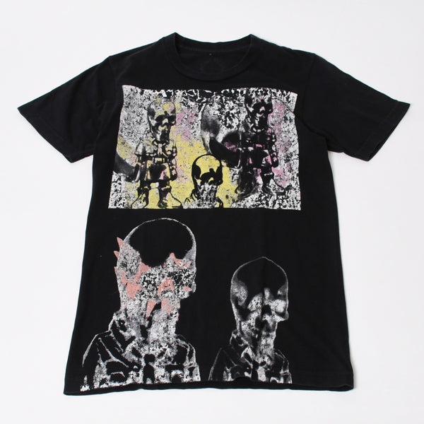 CHROME HEARTS クロムハーツ FOTI フォティ ホースシュー 半袖Ｔシャツ コットン ブラック マルチカラー サイズS 美品 中古 4b013891