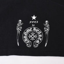 Load image into Gallery viewer, CHROME HEARTS クロムハーツ FOTI フォティ ホースシュー 半袖Ｔシャツ コットン ブラック マルチカラー サイズS 美品 中古 4b013891