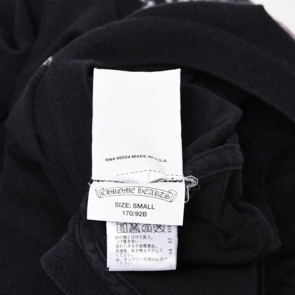 CHROME HEARTS クロムハーツ FOTI フォティ ホースシュー 半袖Ｔシャツ コットン ブラック マルチカラー サイズS 美品 中古 4b013891