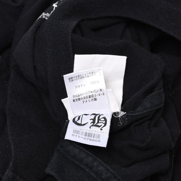 CHROME HEARTS クロムハーツ FOTI フォティ ホースシュー 半袖Ｔシャツ コットン ブラック マルチカラー サイズS 美品 中古 4b013891