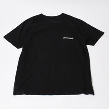 Load image into Gallery viewer, CHROME HEARTS クロムハーツ プリント 半袖Tシャツ ロゴ コットン ブラック ホワイト サイズXL 美品 中古 4b013837