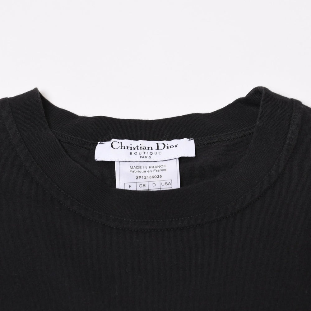 CHRISTIAN DIOR クリスチャン ディオール 半袖 Tシャツ ブラック 2P12155025 ガリアーノ期 レインボー 虹 サイズ 42 美品 中古 4b002053