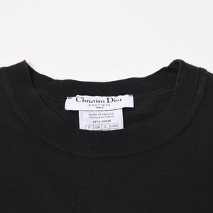 CHRISTIAN DIOR クリスチャン ディオール 半袖 Tシャツ ブラック 2P12155025 ガリアーノ期 レインボー 虹 サイズ 42 美品 中古 4b002053