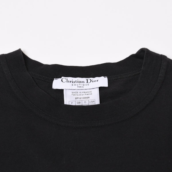 CHRISTIAN DIOR クリスチャン ディオール 半袖 Tシャツ ブラック 2P12155025 ガリアーノ期 レインボー 虹 サイズ 42 美品 中古 4b002053
