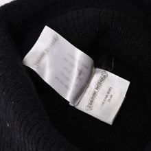 Load image into Gallery viewer, CHROME HEARTS クロムハーツ ニットキャップ ビーニー CH刺繍 サマーニット ブラック ウール ONE SIZE 刺繍 美品 中古 4b013878